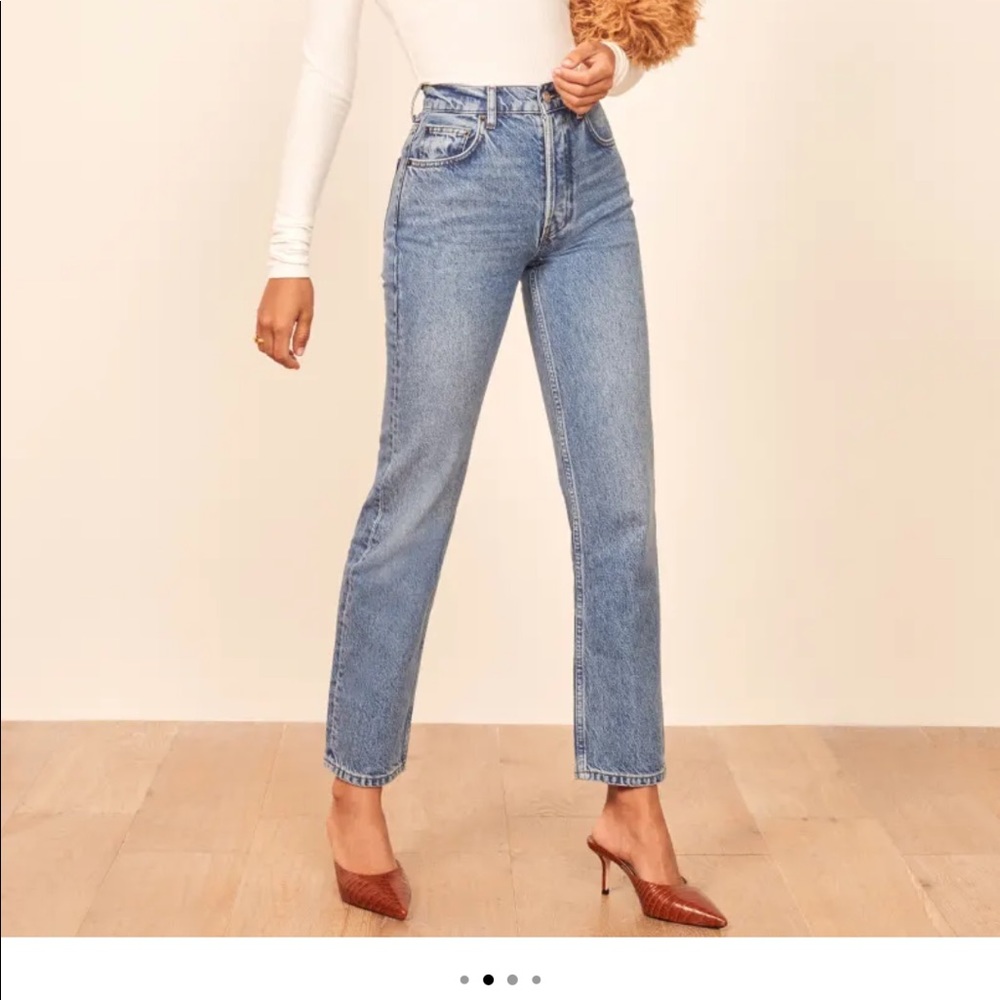 Reformation Cynthia High Rise Straight Jean